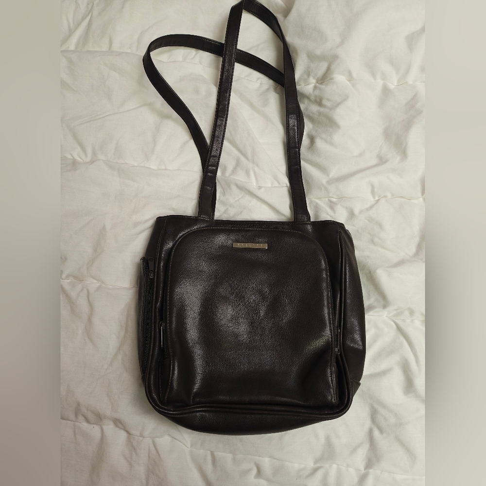 Rosetti Chocolate Brown Leather Handbag